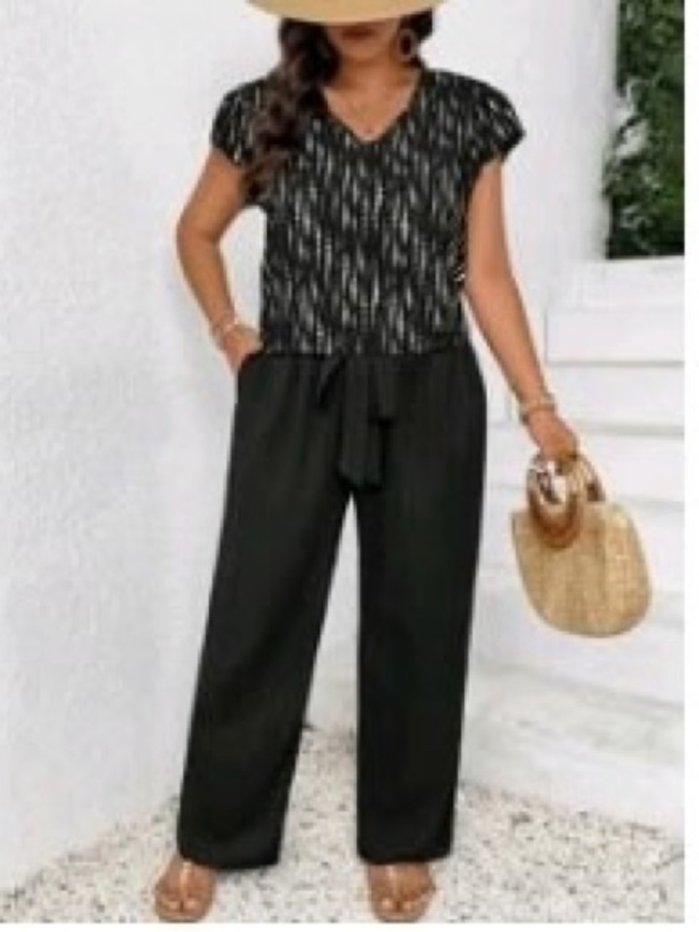 SHEIN Womens Blouse & Pants set